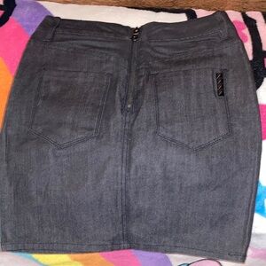 Obey Charcoal Pencil Skirt